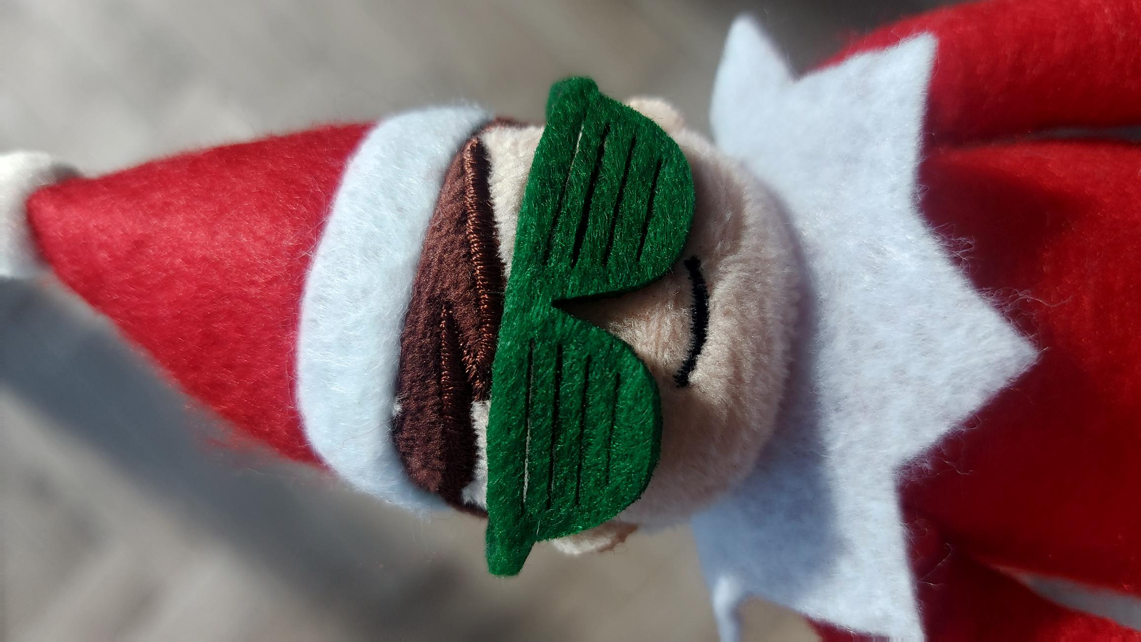Official Cheeky Elves Jingles Doll close up