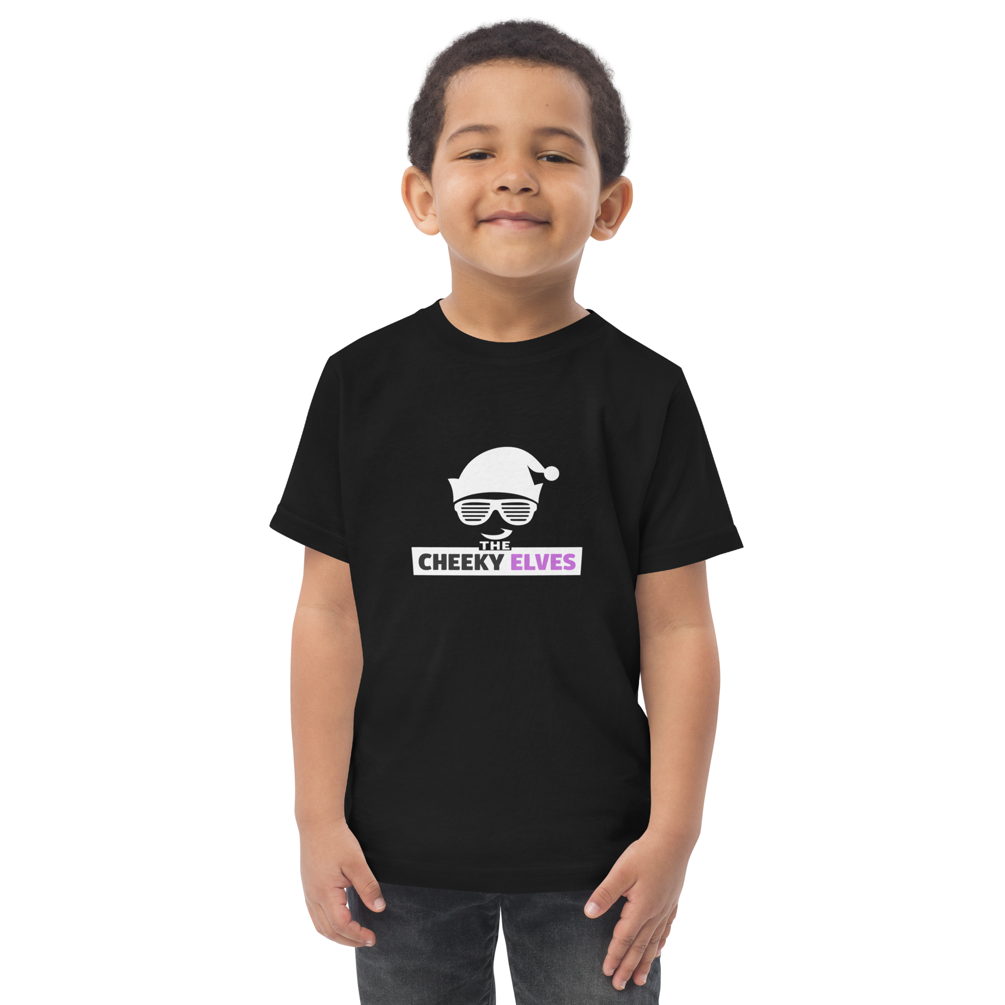 The Cheeky Elves Toddler Black T-shirt
