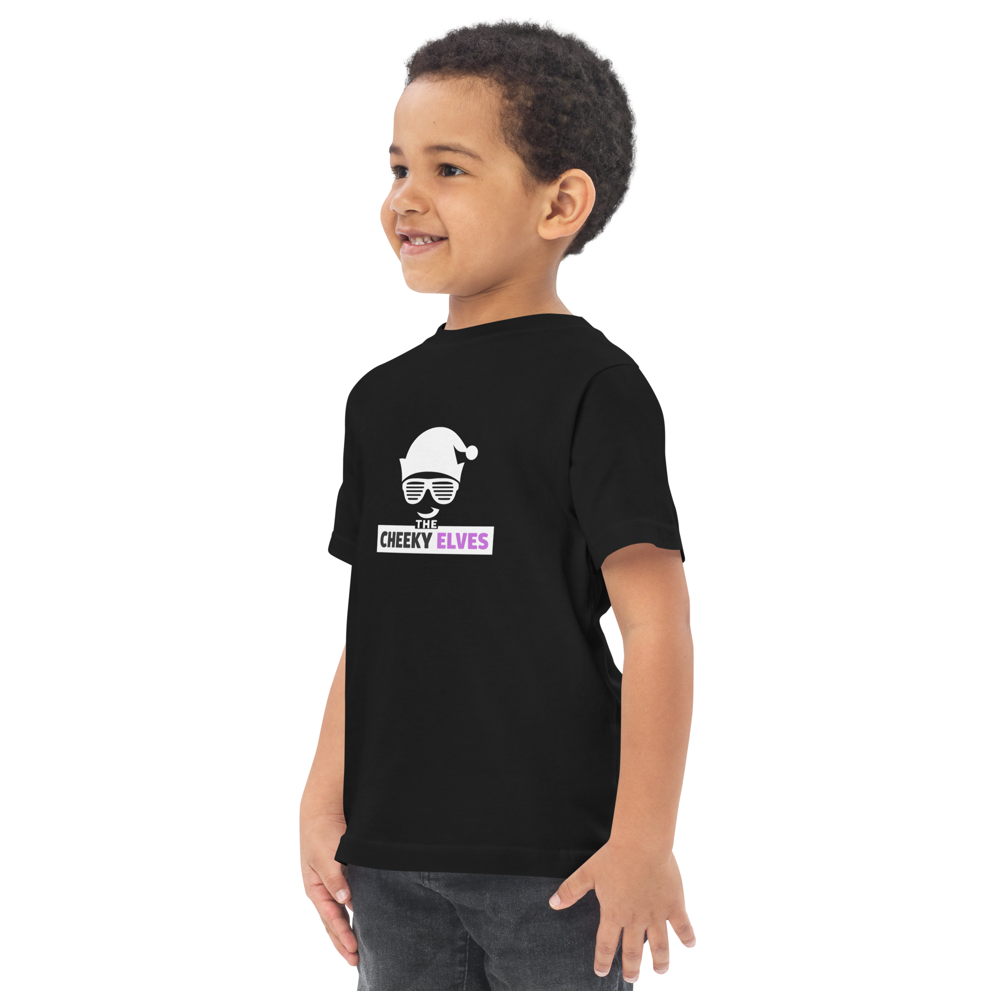 The Cheeky Elves Toddler Black T-shirt
