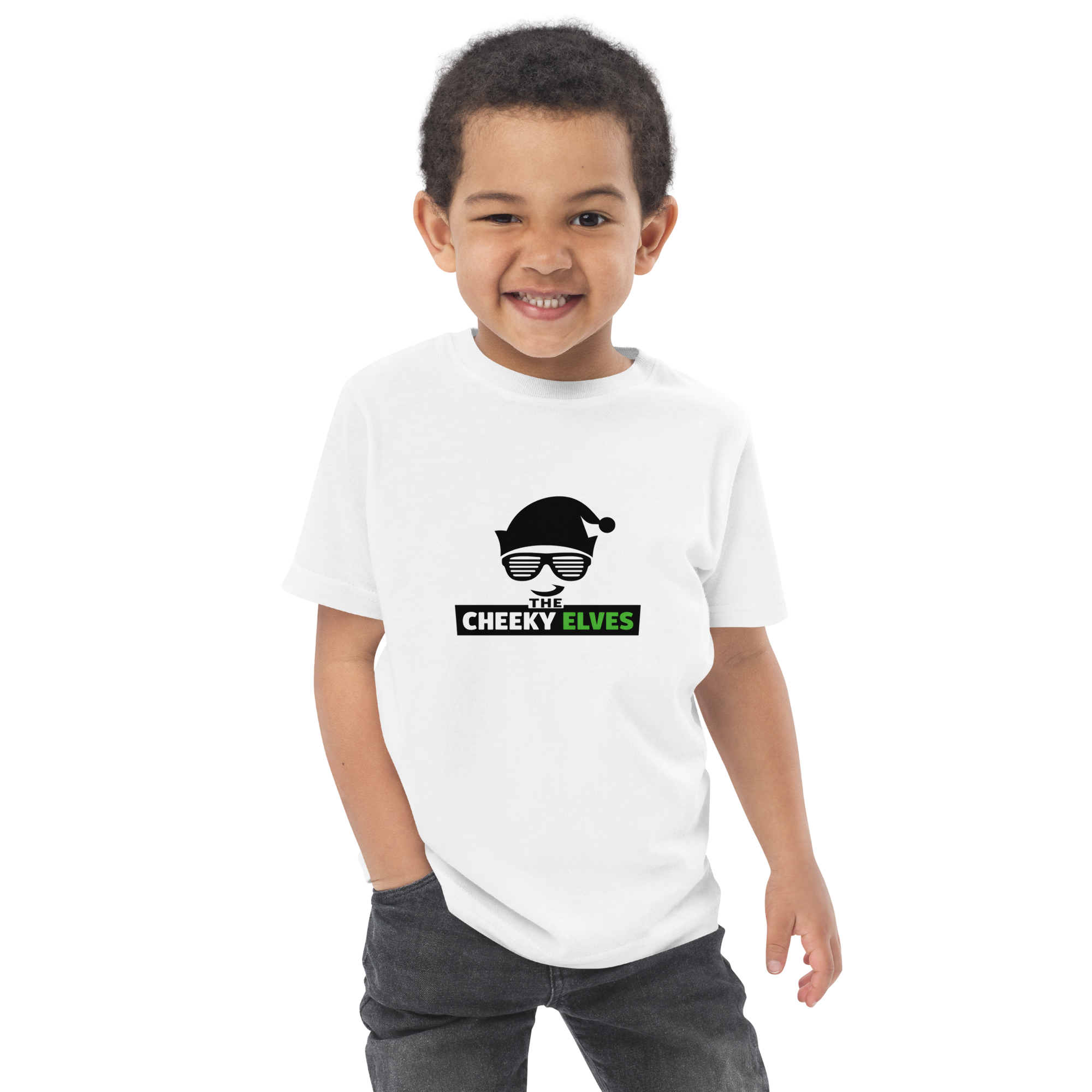 The Cheeky Elves Toddler White T-shirt